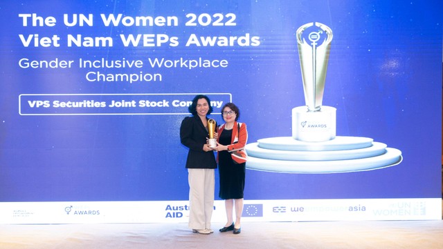 VPS đạt ngôi vị Quán quân Giải thưởng "Bình đẳng giới tại nơi làm việc" do UN Women trao tặng